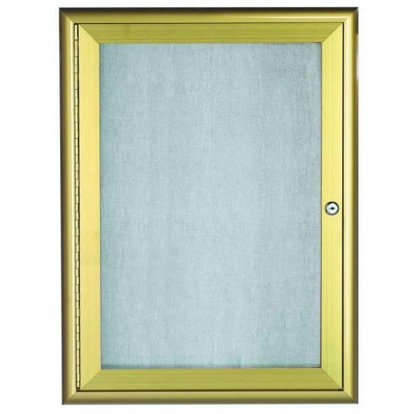 Indoor/Outdoor Waterfall Series Bulletin Board Gold 24"x18"